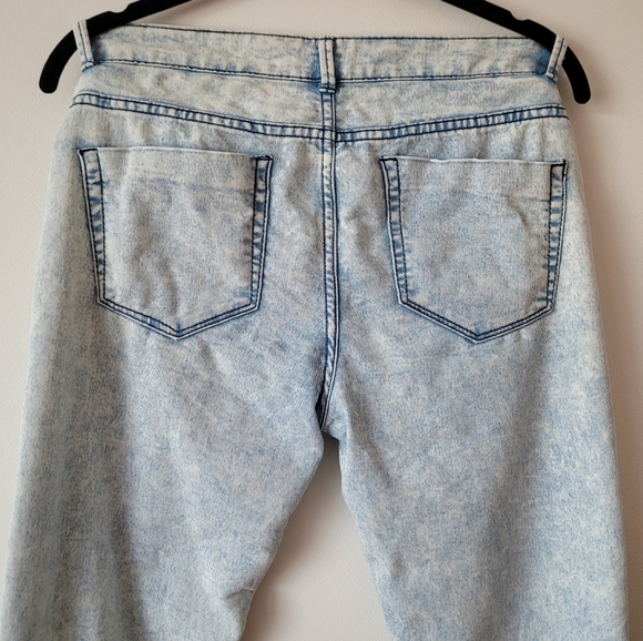 ZARA Trafaluc Acid Wash Light Wash Jeggings Size 4 - Picture 6 of 8
